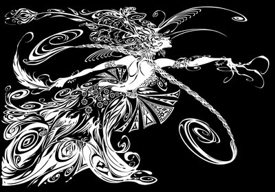 The Firebird - illustration of the character from the 1910 ballet of the same name by Igor Stravinsky by Neale Osborne